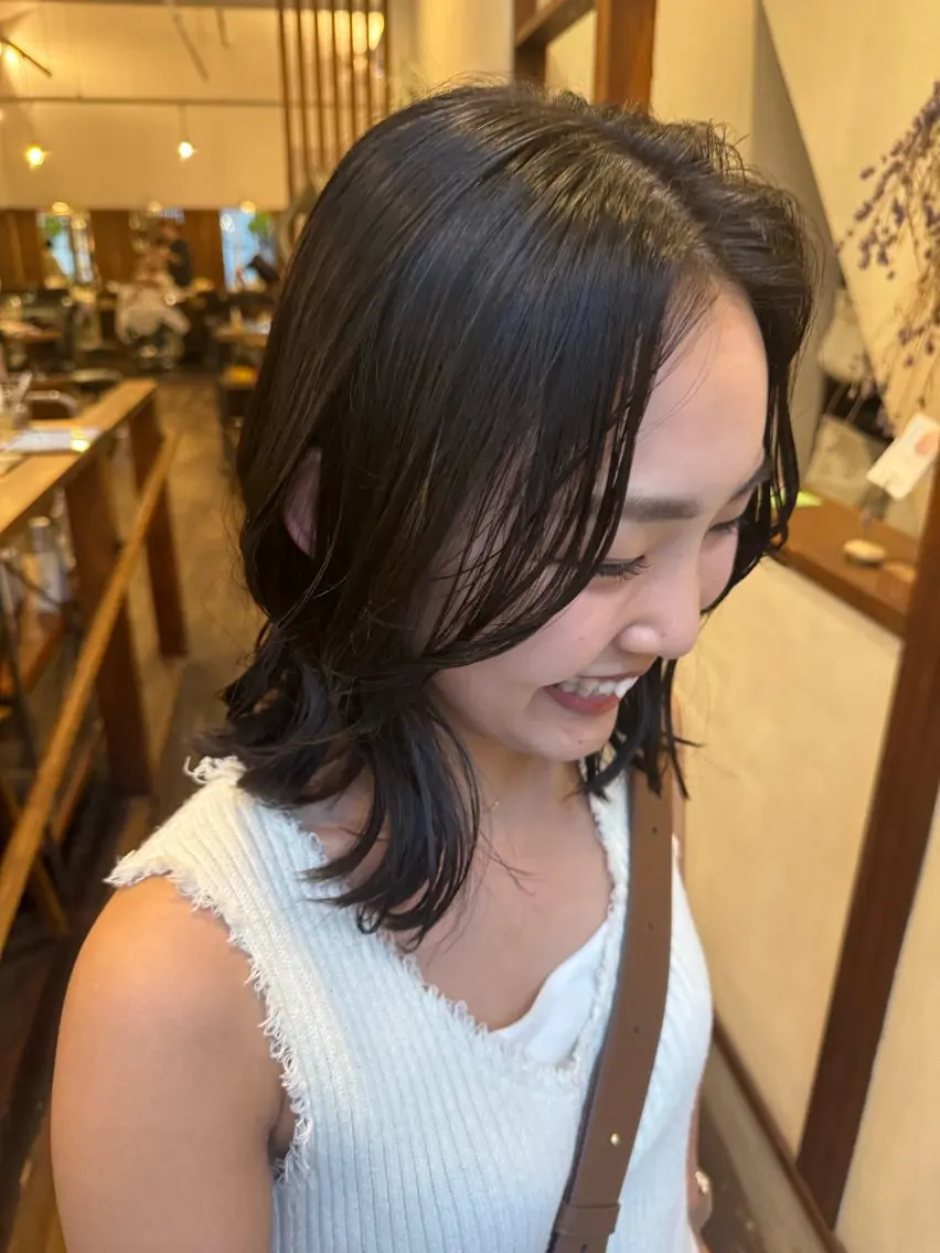 カラー MOK大阪梅田店 Asahiのヘアスタイル
