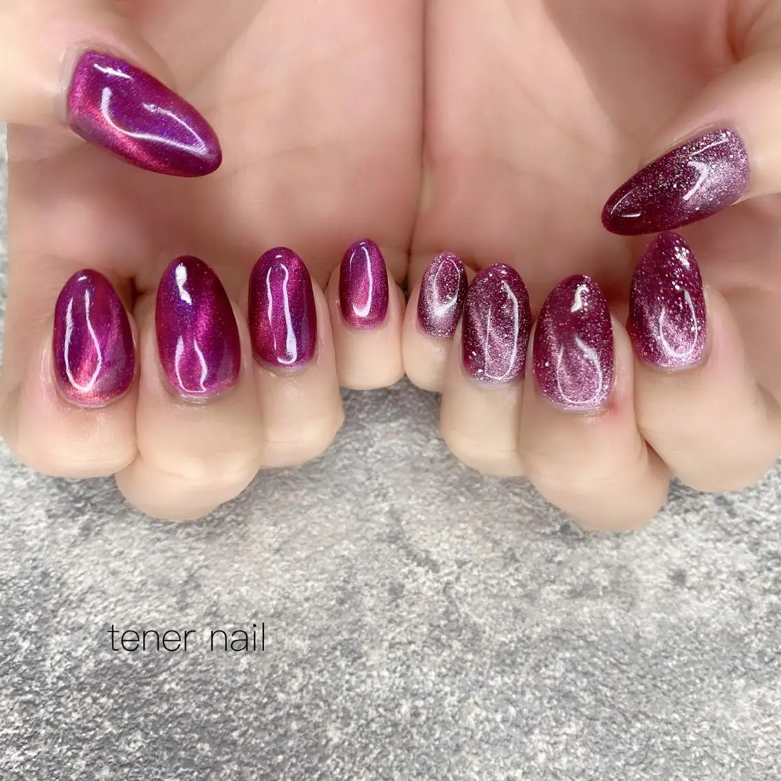 ネイル マグネットネイル テネルネイル tener nailのネイルデザイン