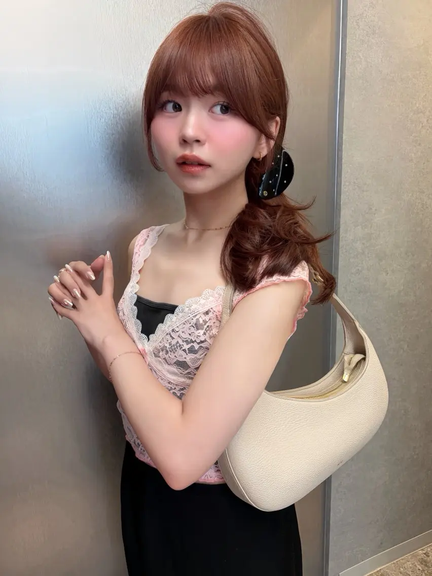 ミディアム 顔周りカット カット Nao Maedaのヘアスタイル