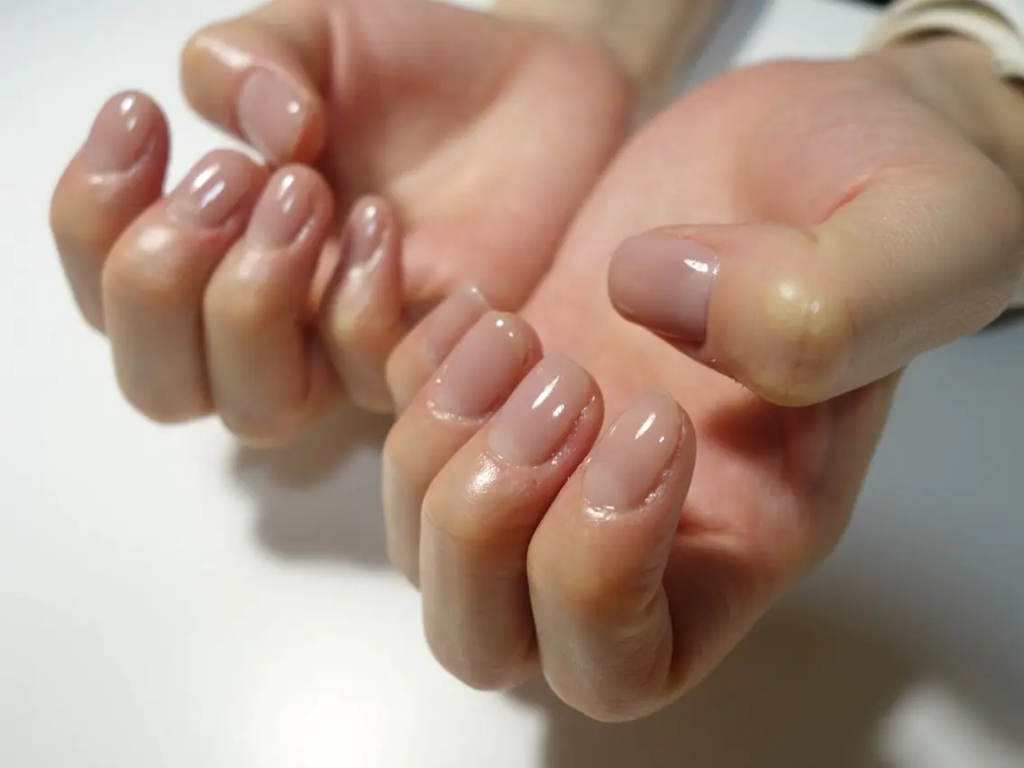 ネイル ピンク ピンクベージュ nailsalon VENUSのネイルデザイン