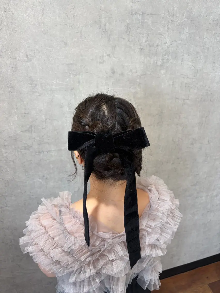 ヘアアレンジ ヘアセット 艶髪/透明感カラー 下山 萌華のヘアスタイル