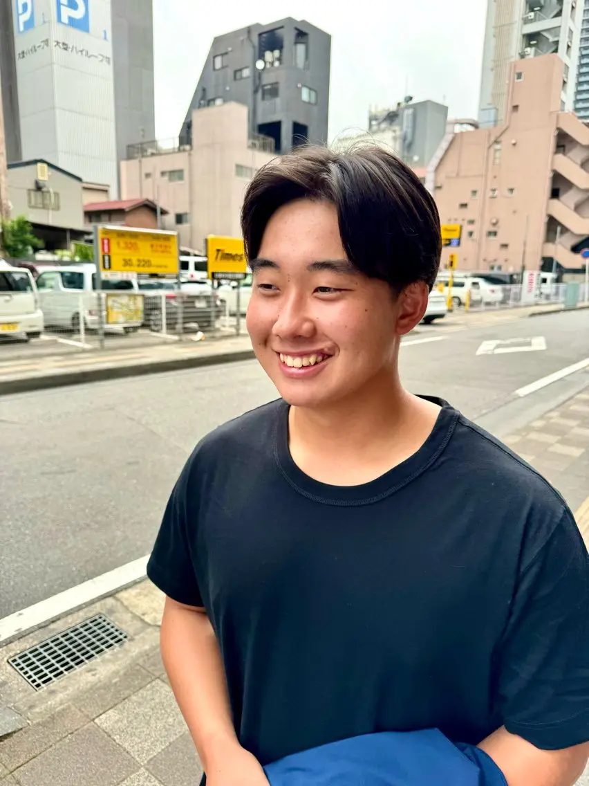 メンズ マッシュ 米元 春奈のヘアスタイル