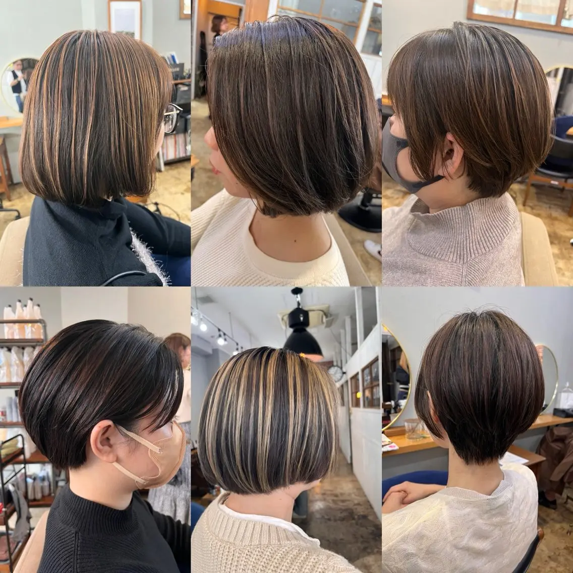 ショート カラー 山口 真里亜のヘアスタイル
