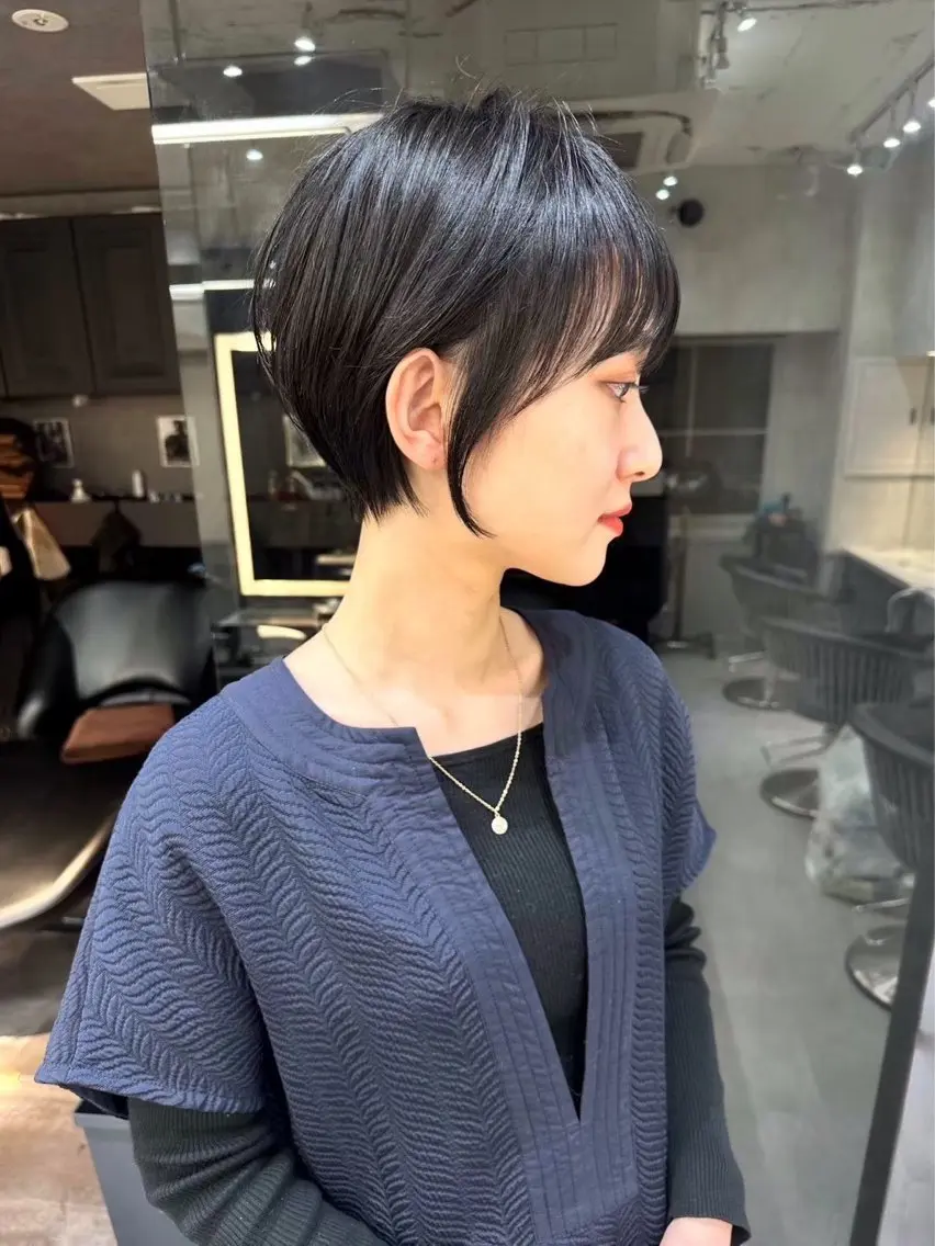ショート 💖美髪矯正／透明感 カラー💖のぞみのヘアスタイル