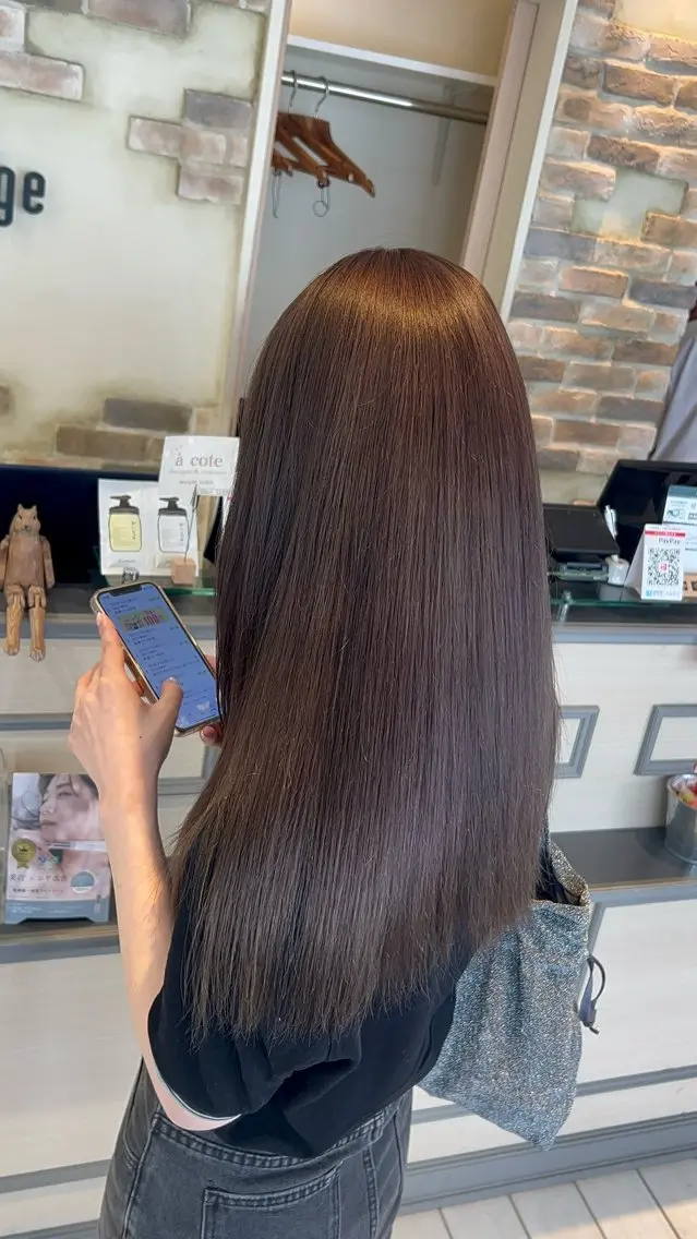 カラー グレージュ パープルグレージュ みか ✩⡱のヘアスタイル