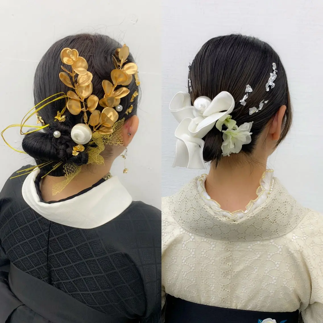 ロング ヘアセット 卒業式ヘアセット🎀 ヘアアレンジのヘアスタイル