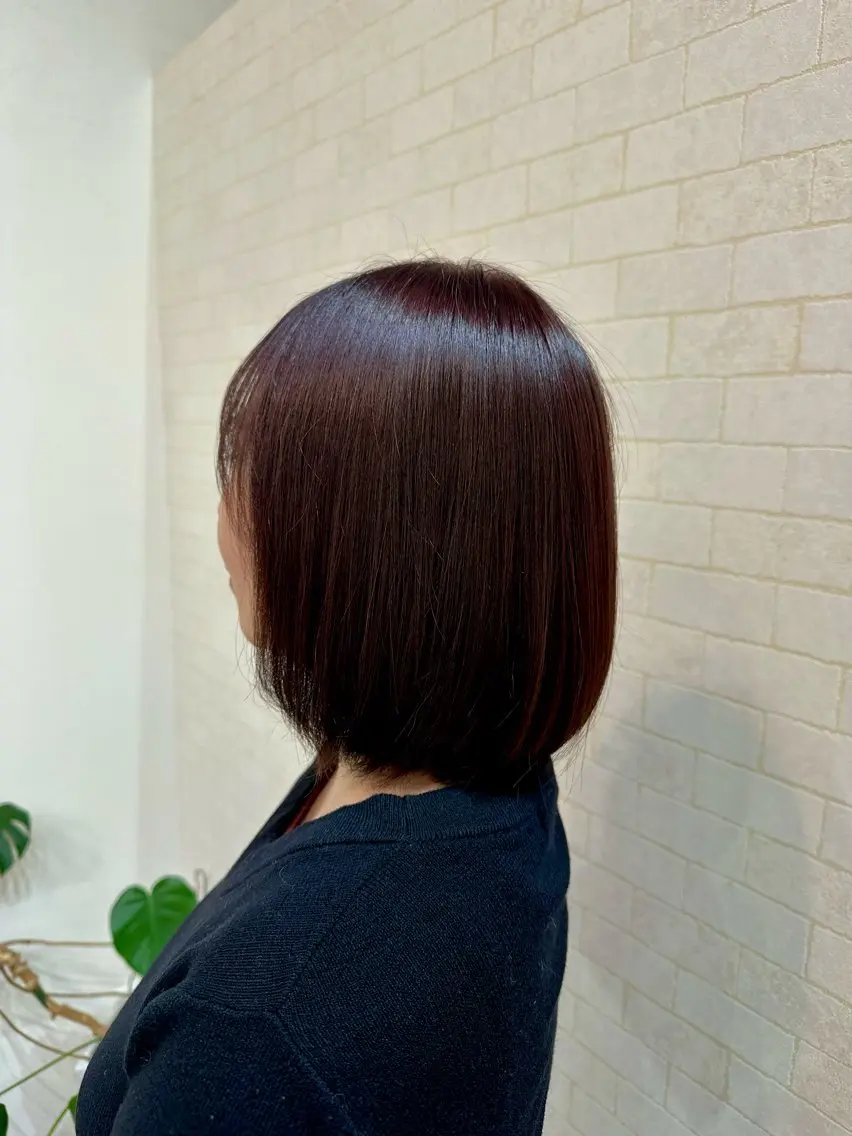 ミディアム カラー ブラウンカラー ダブルカラー ラベンダーカラー ピンクカラー ヘアカラー 深堀 恵理華のヘアスタイル