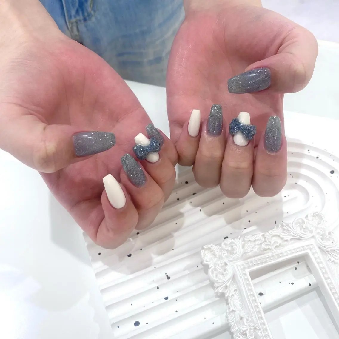 ネイル ラメ(グリッター) ラメグラデーション ワンカラーネイル FLY Nail Salonのネイルデザイン