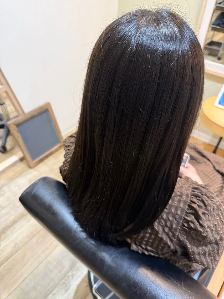 カラー グレージュ オリーブグレージュ オリーブグレー ヘアカラー rocca糸島店 リサのヘアスタイル