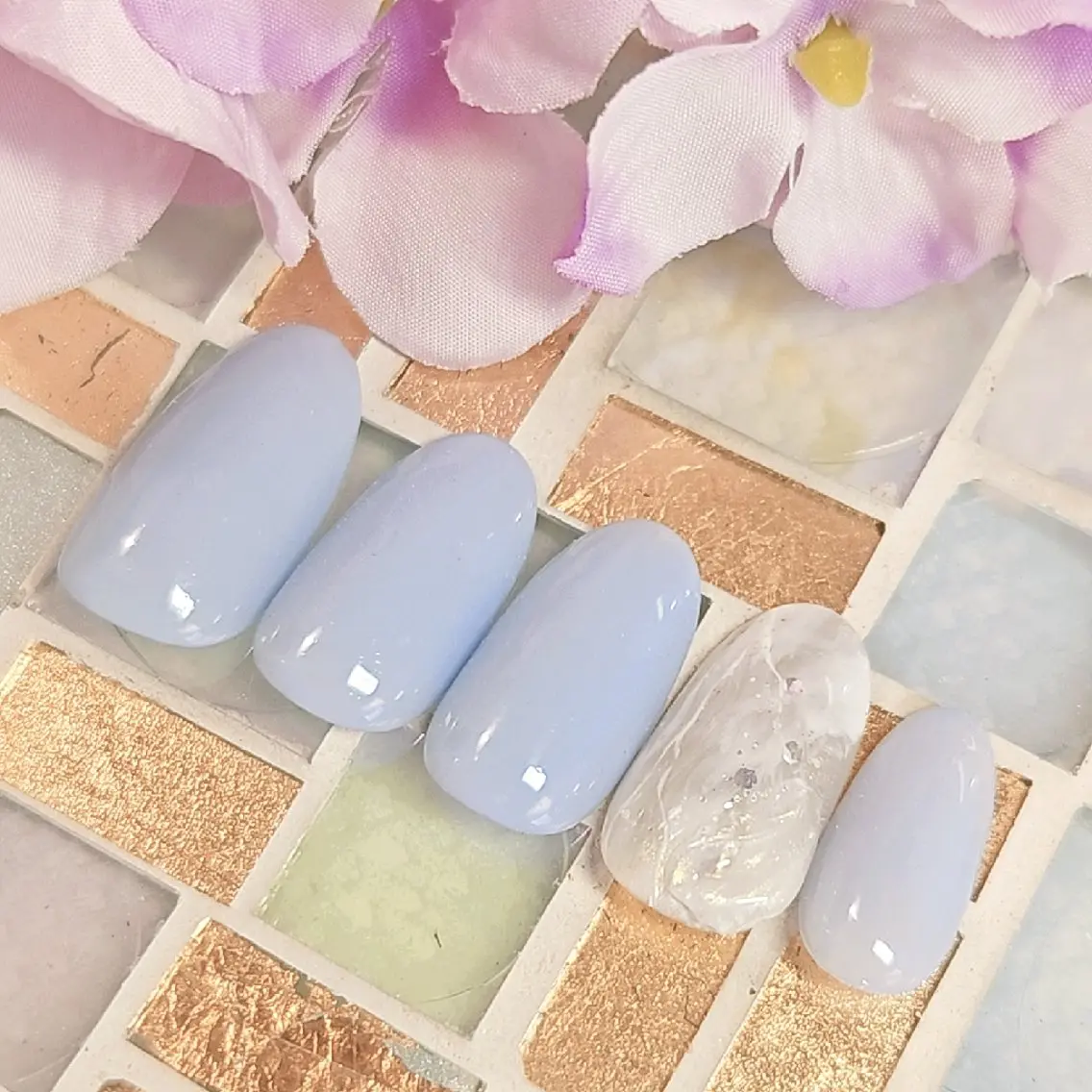 ネイル ハンドネイル 手描きアート&推し活 🌟Wisteriaのネイルデザイン