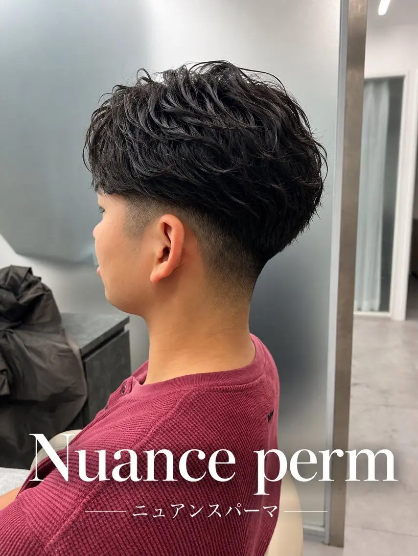 ショート パーマ メンズカット×パーマ ✂️今井魁人✂️のヘアスタイル