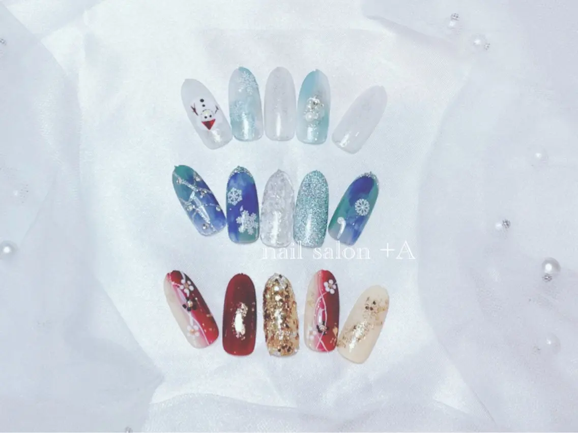 ミディアム ハンドネイル Nail Salon +Aのネイルデザイン