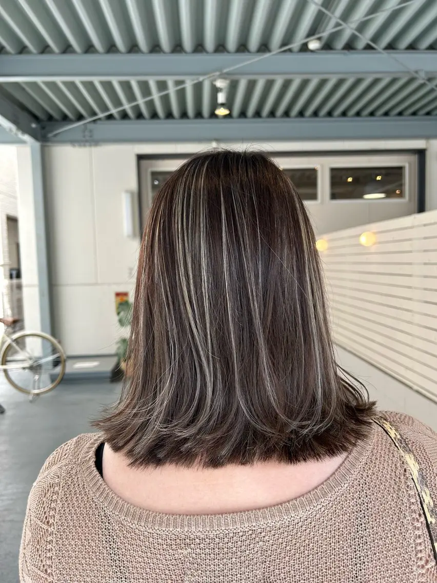 ☆質感カット+外国人風ハイライト+オンカラー+クイックTR¥19800→¥16500の写真