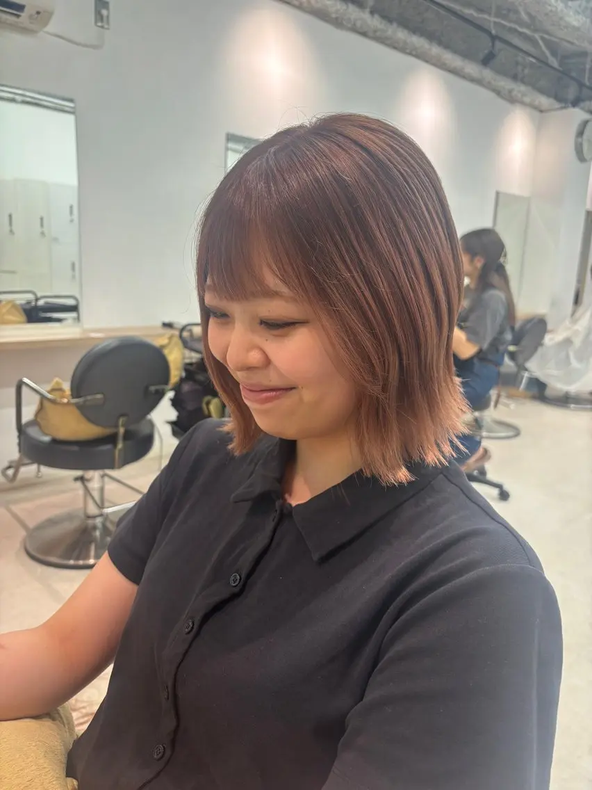 ミディアム ️🩵RINKA/ 艶color🩵のヘアスタイル