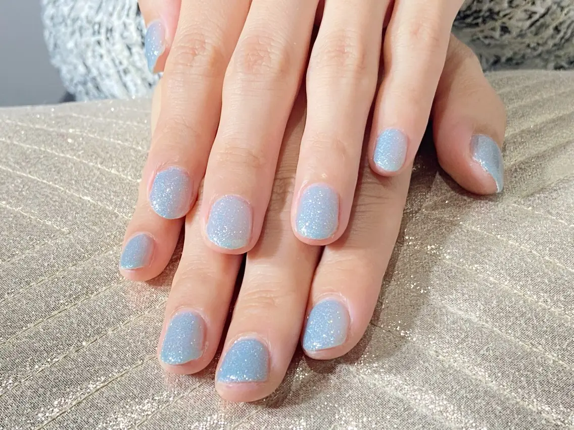 ネイル ワンカラーネイル Twineight. Tsuka🩵のネイルデザイン
