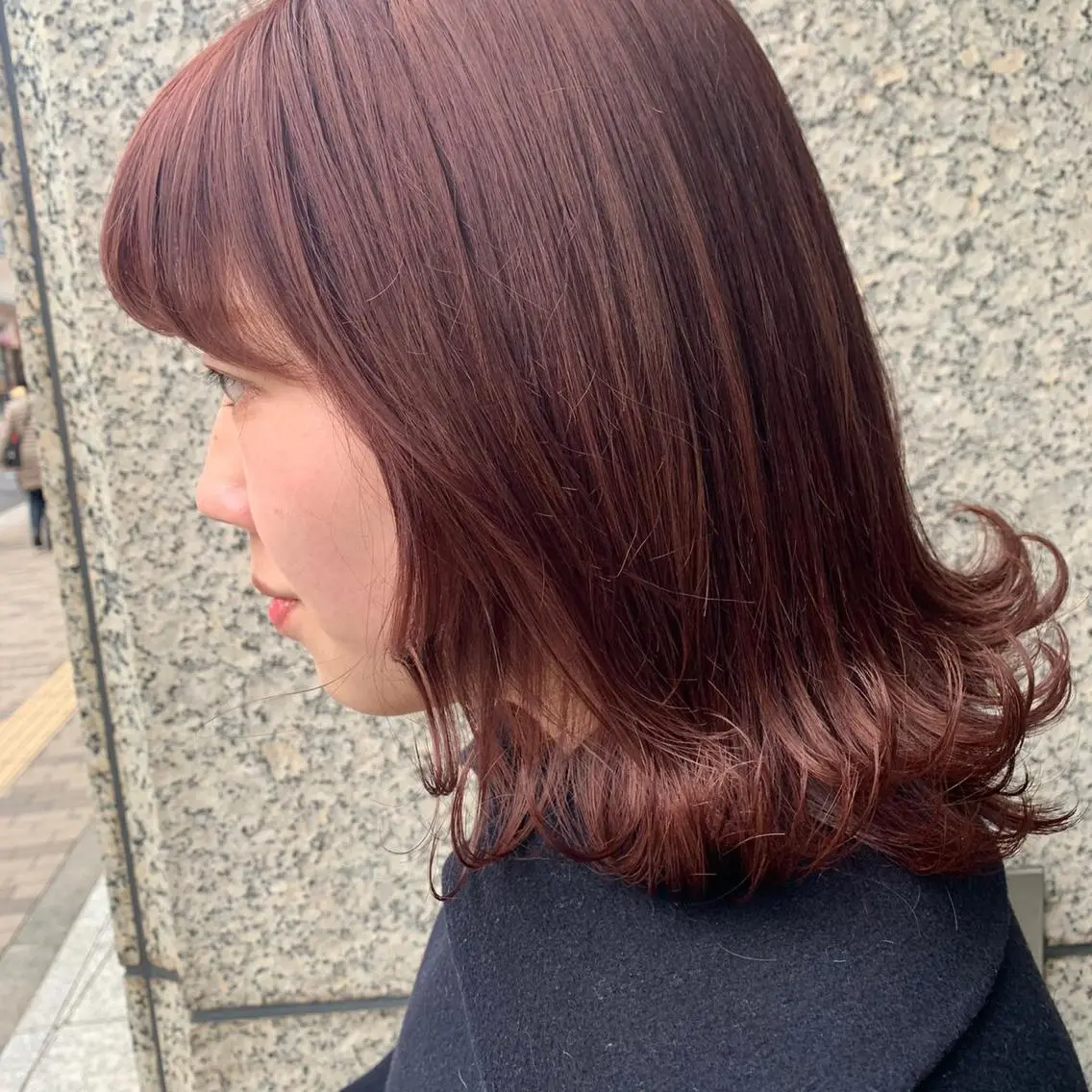 ミディアム カラー パーマ ヘアアレンジ メンズ キッズ ネイル 女性専用サロン梅田 髪質改善カラーakiのヘアスタイル