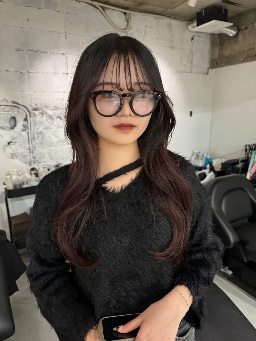 ロング 🪐hikari 似合わせカットのヘアスタイル