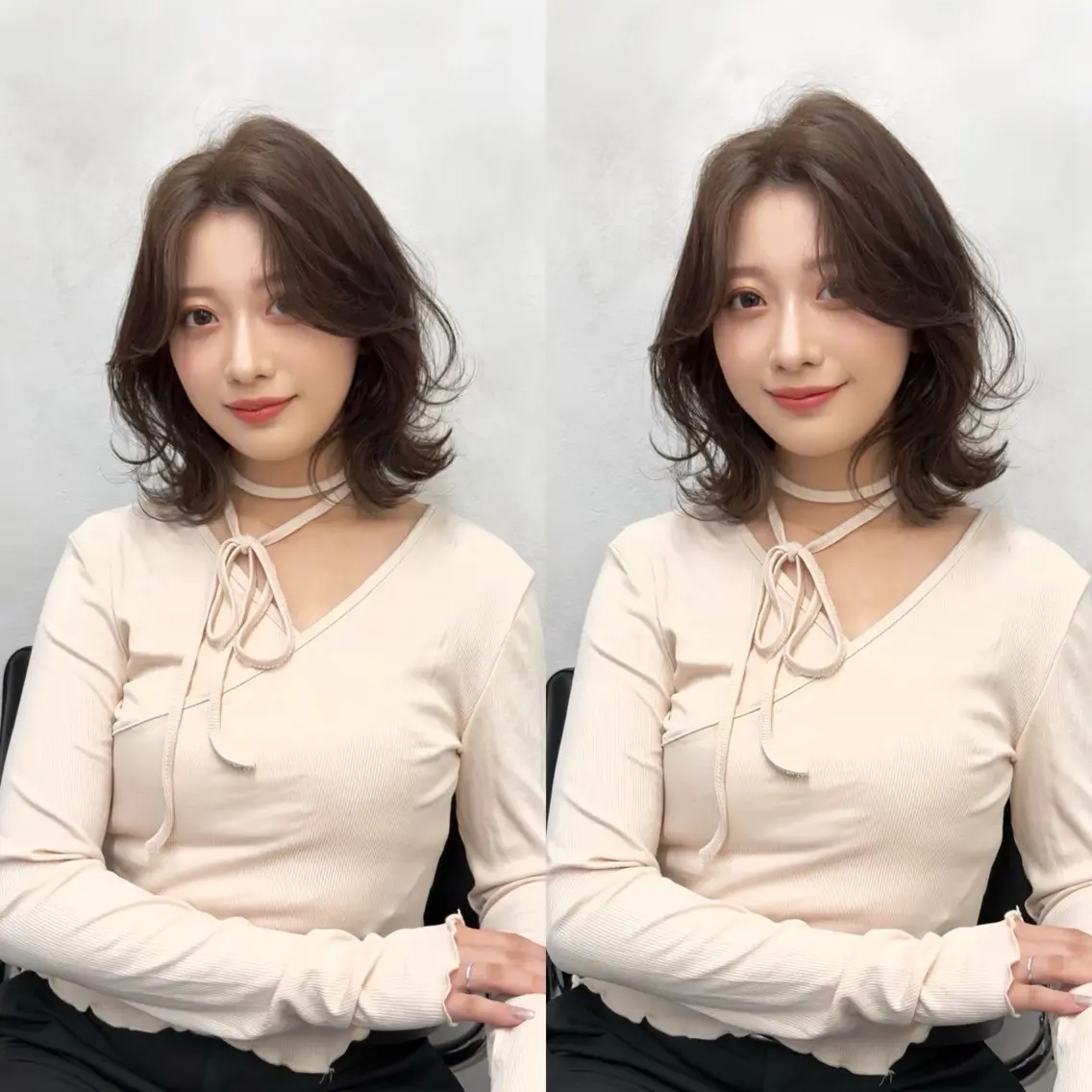 🎀カット➕ワンカラー➕髪質別1STEPトリートメント🎀の写真