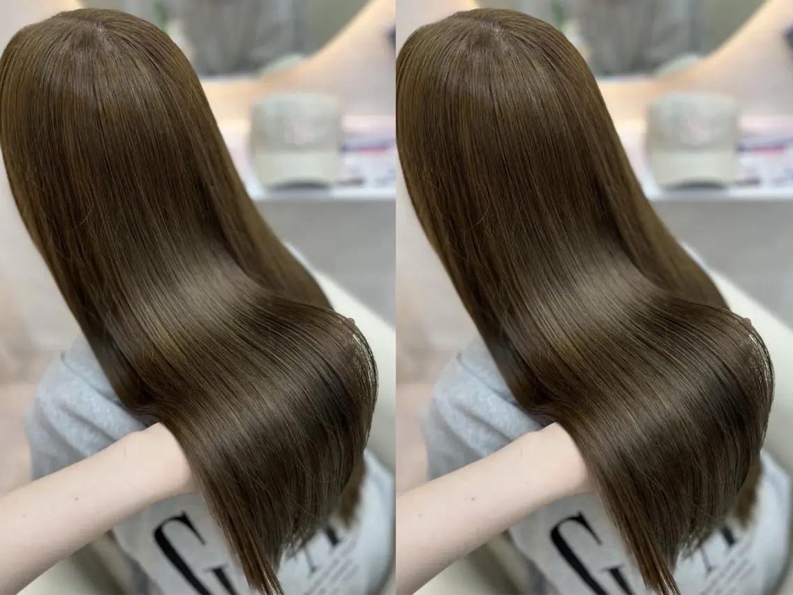 セミロング ヘアカラー トリートメント 🫧神田桃歌🫧 赤羽/ワンカラー🦋のヘアスタイル