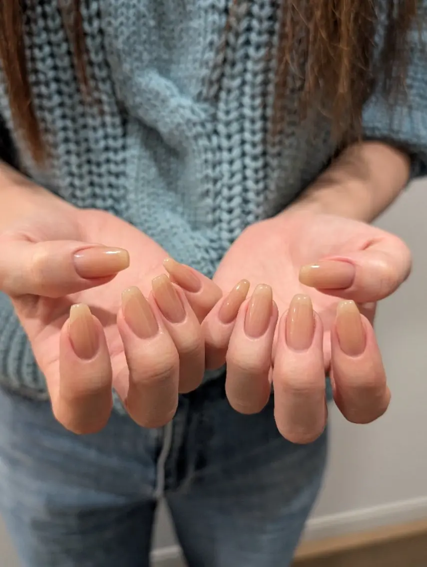 ネイル ワンカラーネイル hali’a nailのネイルデザイン