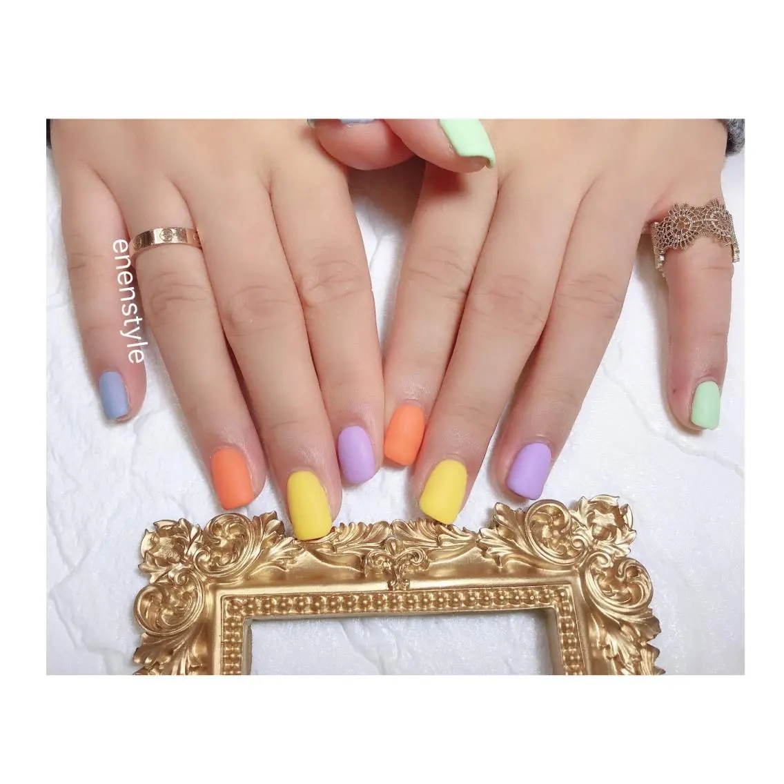 ショート ネイル ジェルネイル マットネイル ニュアンスネイル オフィスネイル シンプルネイル 🐾enen style 🐾のネイルデザイン