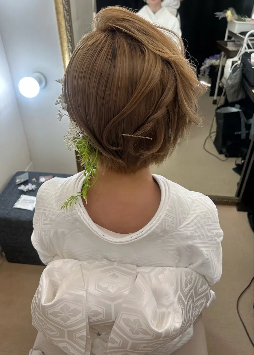 ショート ヘアアレンジ 木村 友香のヘアスタイル
