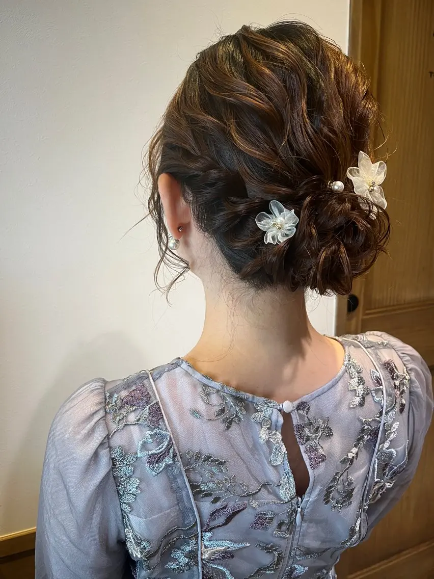 セミロング ヘアセット ❁ヘアメ❁ YUMI ❁ゆみ❁横浜桜木町のヘアスタイル