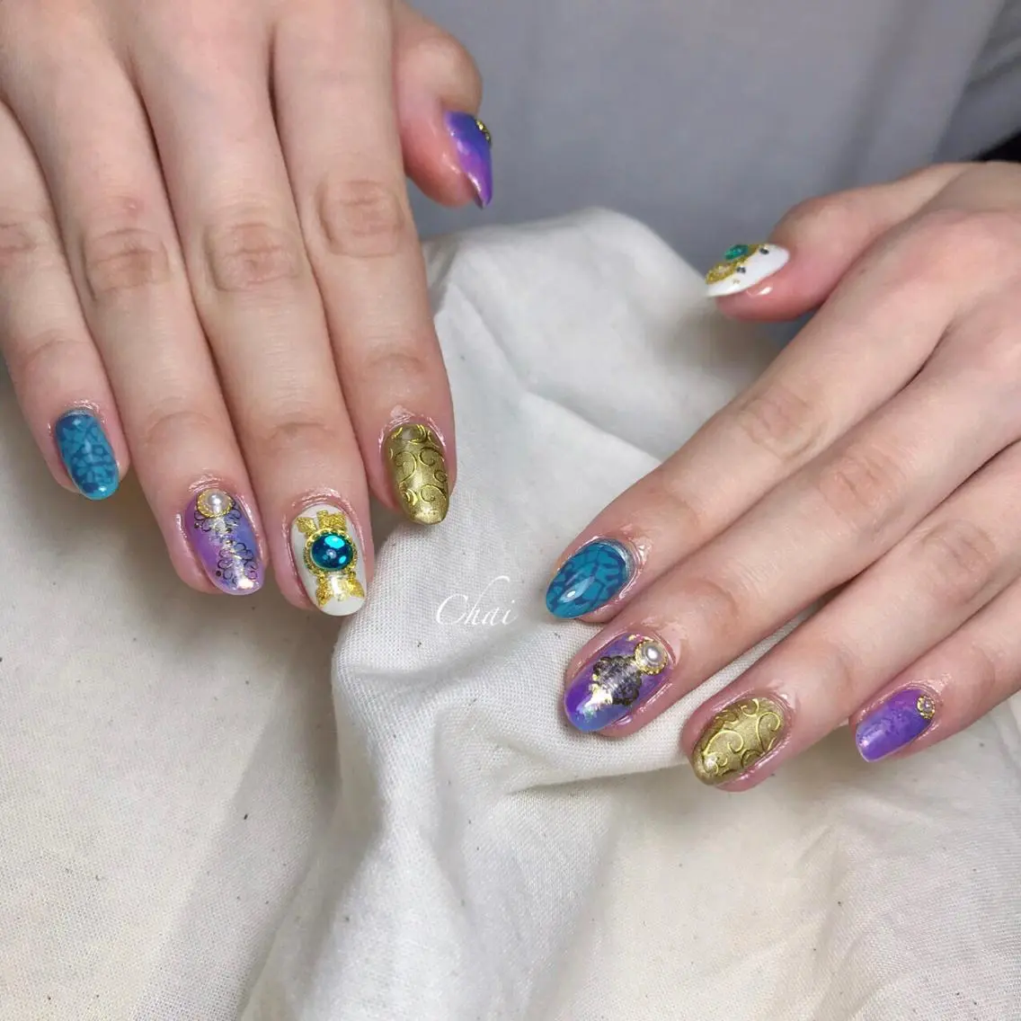 ネイル 持ち込み ハンドネイル chai nail _ai📍鶴橋/桃谷のネイルデザイン