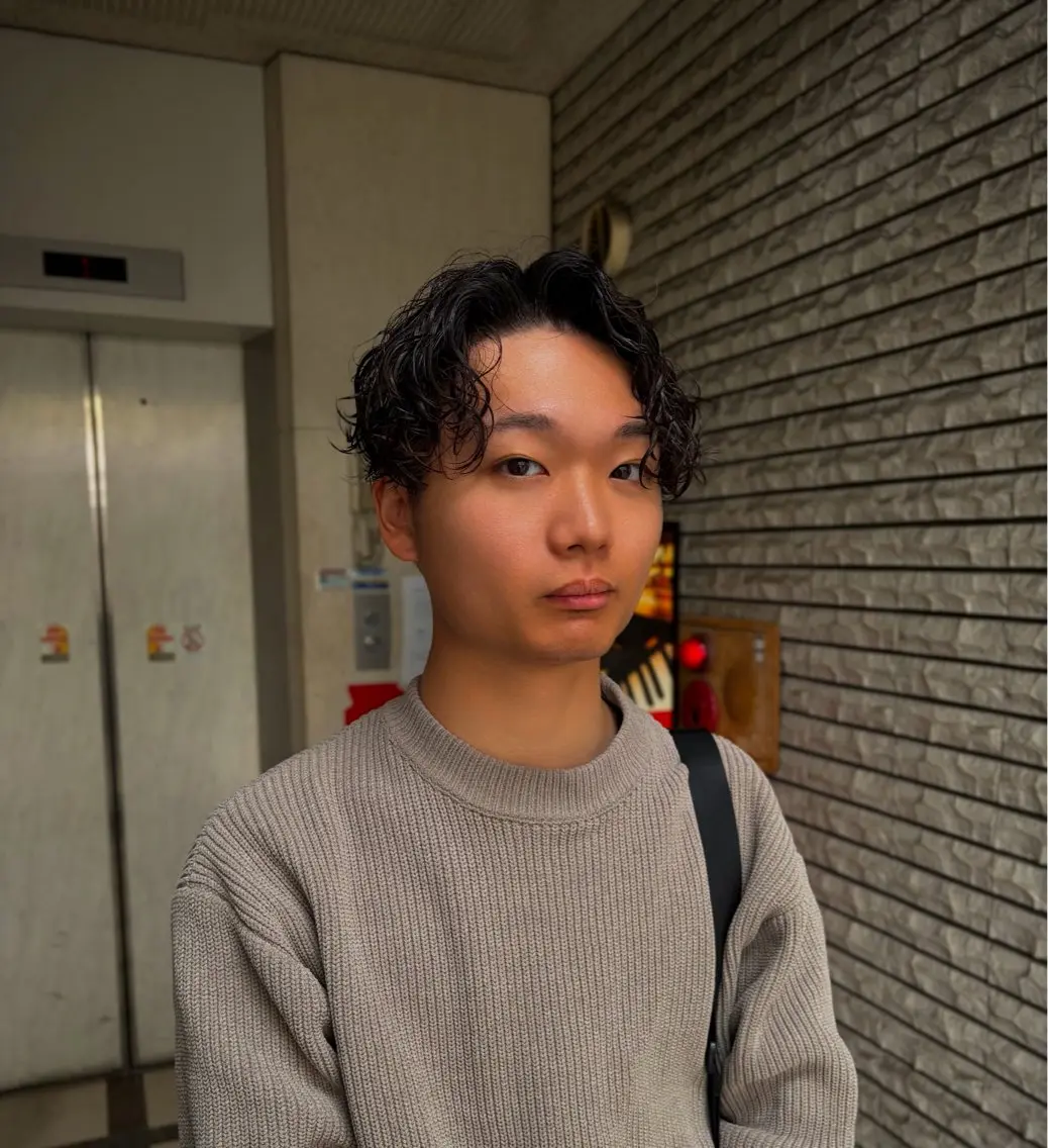 ショート パーマ メンズ メンズパーマ くせ毛 カット パーマ UMM daichi メンズパーマのヘアスタイル