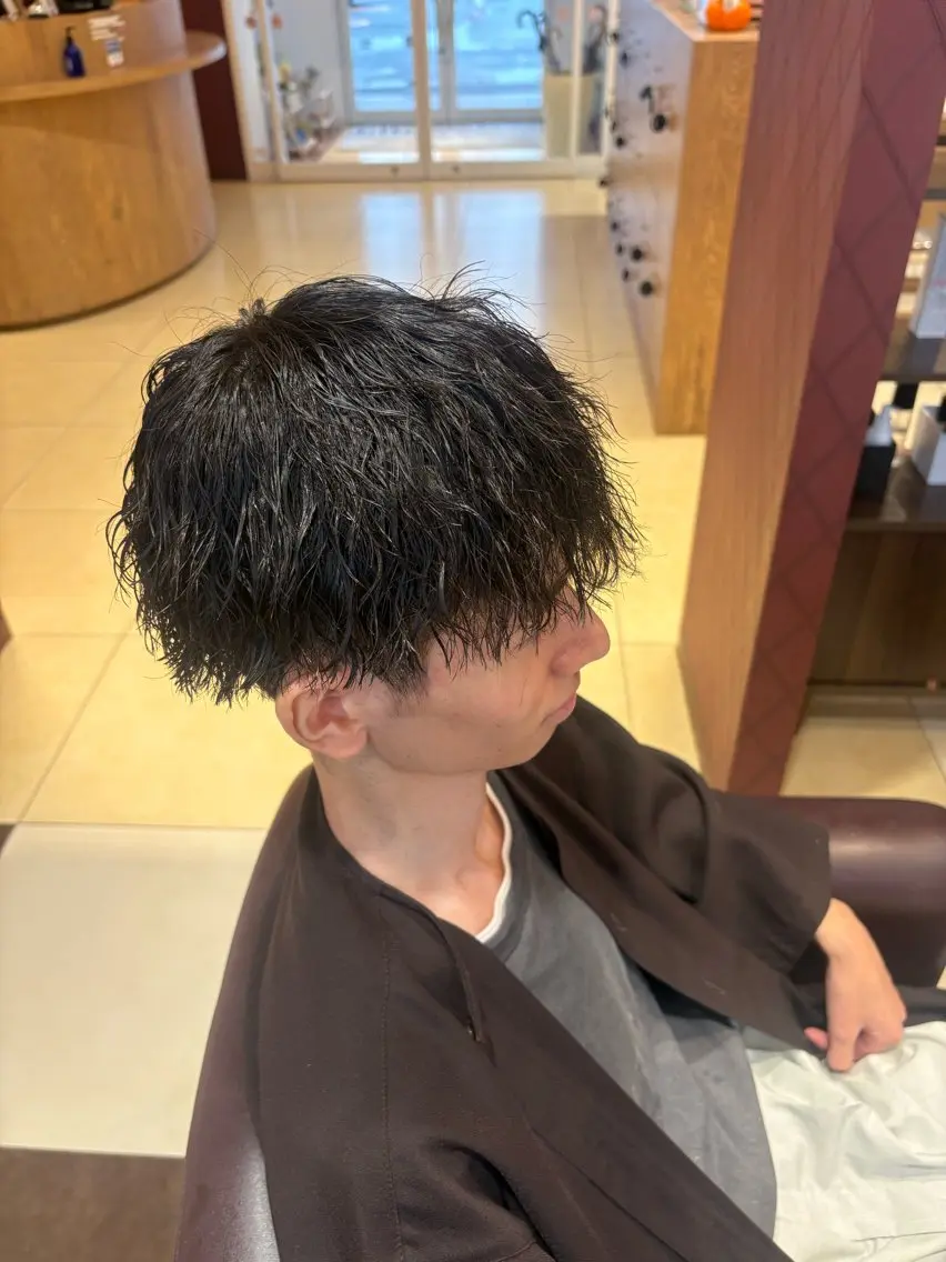 パーマ メンズ メンズパーマ カット パーマ トリートメント Nanami ナナミのヘアスタイル
