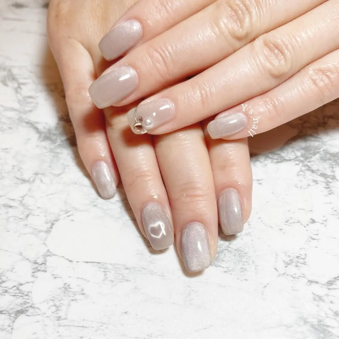 ネイル ハート 手書きが得意🖌️ Y’s  nailのネイルデザイン