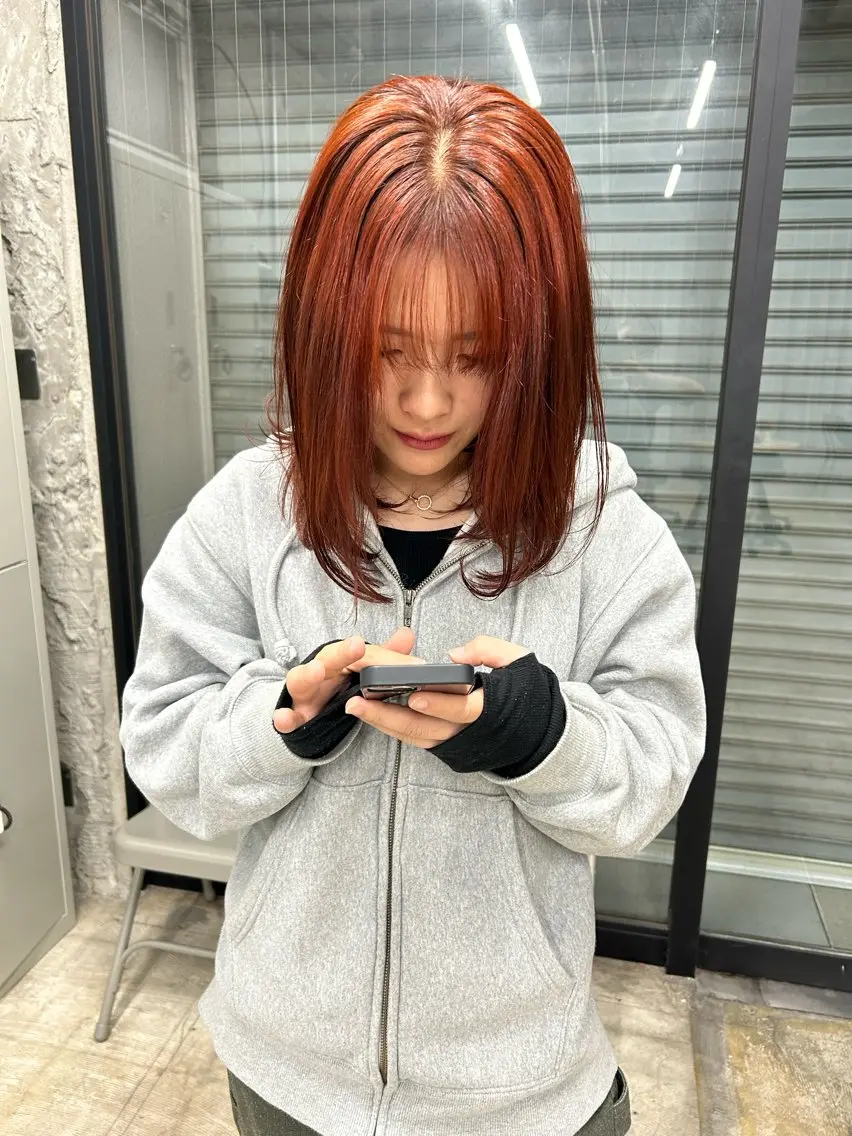ミディアム 新高円寺 Miranoのヘアスタイル