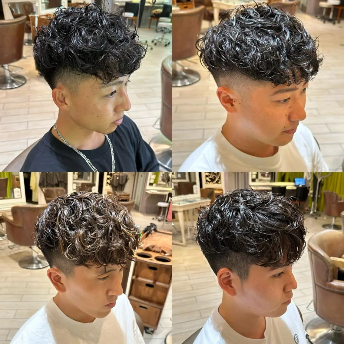 パーマ メンズ カット パーマ メンズパーマ特化🔥 ツイスパ/シャドウのヘアスタイル
