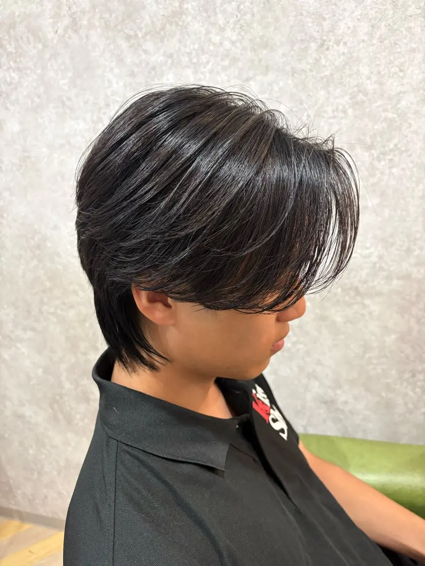 メンズ カット 縮毛矯正 内田 悠斗のヘアスタイル