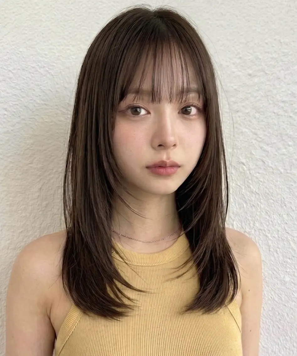 セミロング 渡辺奎斗/ ボブ レイヤーカットのヘアスタイル