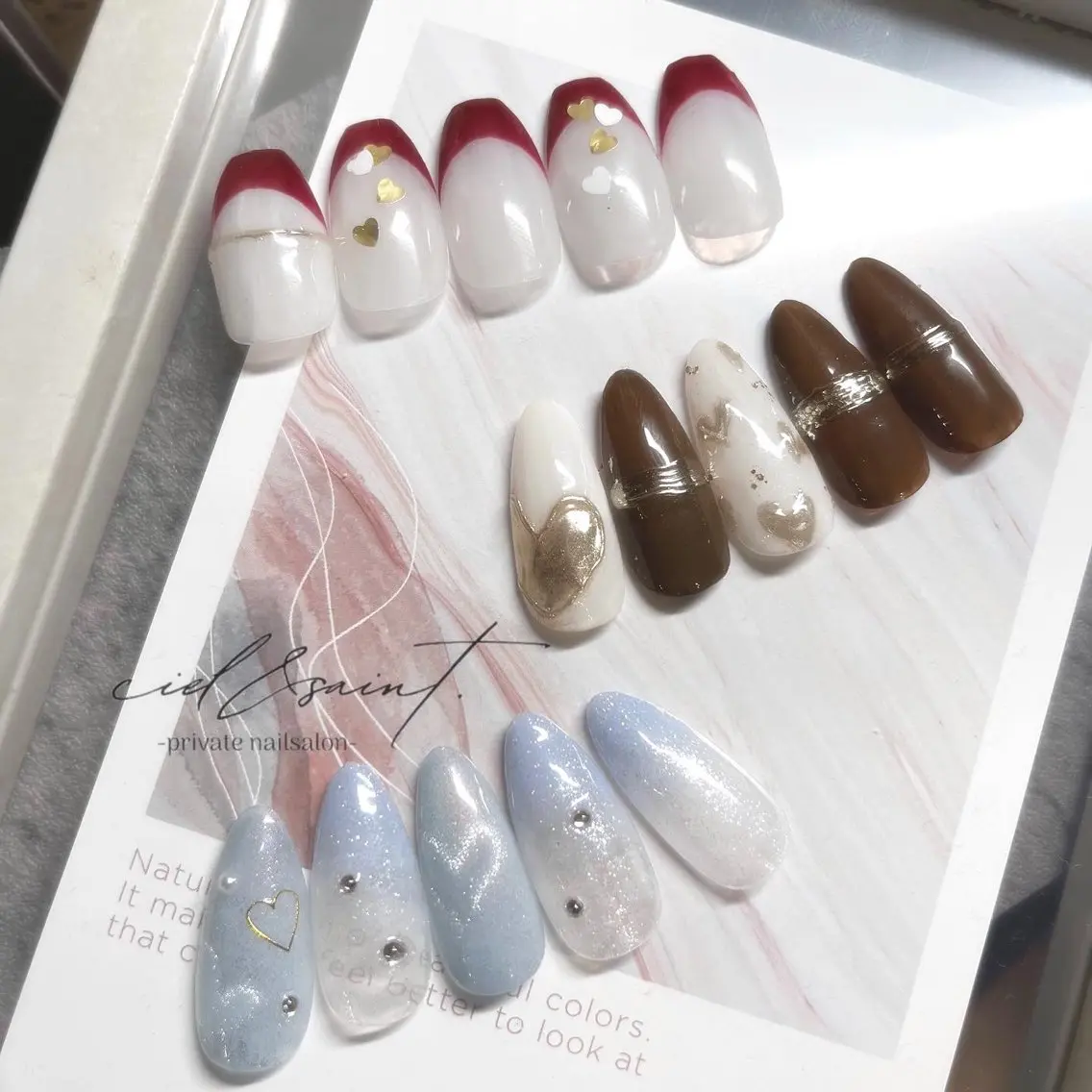ネイル フレンチネイル nail salon ciel&saintのネイルデザイン
