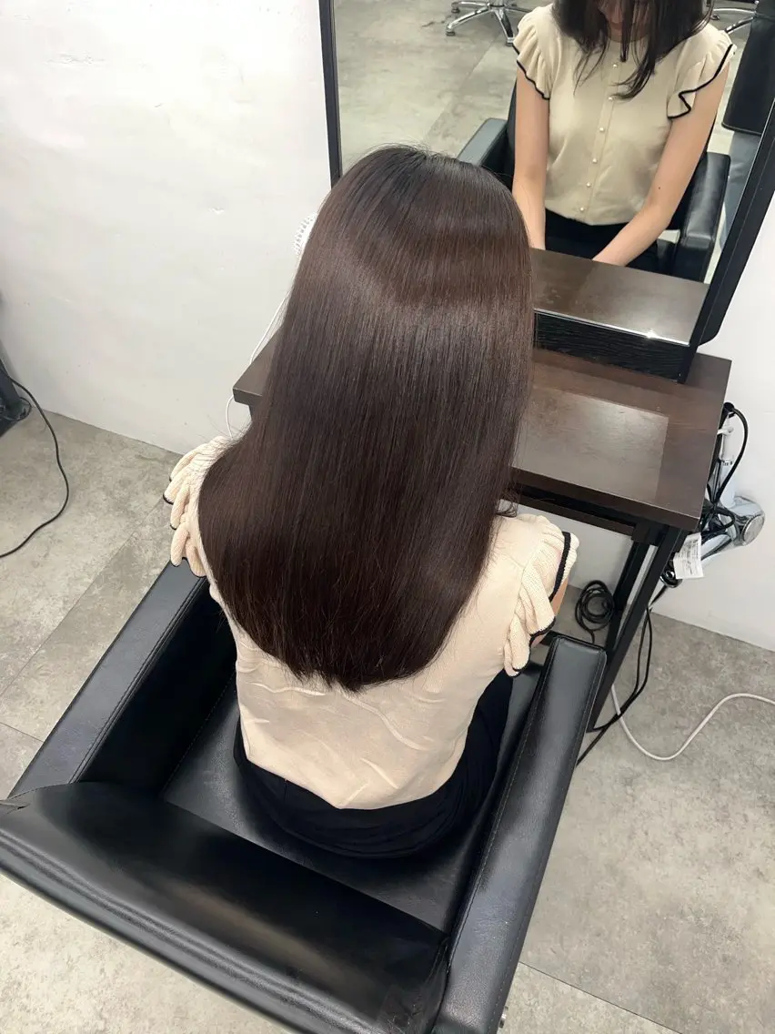 ロング 縮毛矯正/髪質改善 /艶髪特化/こうめいのヘアスタイル