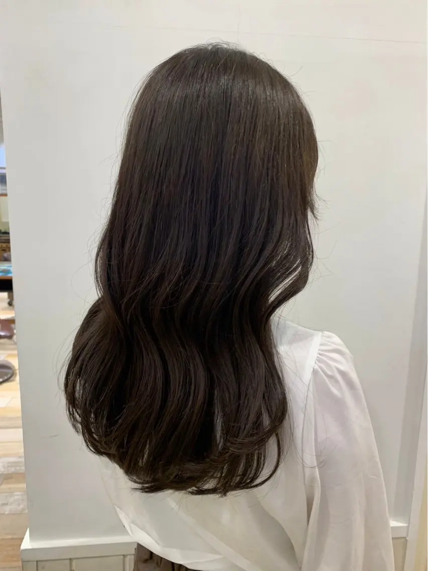 セミロング 韓国ヘア ‎⟡.·KANA🐥のヘアスタイル