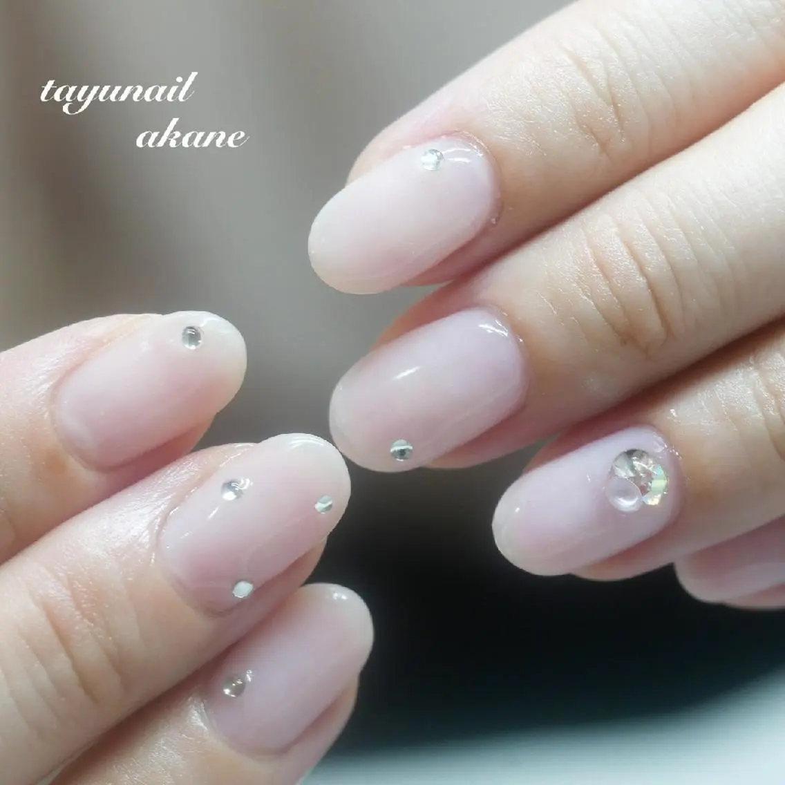 ネイル アートネイル ブルー ジェルネイル グラデーション パラジェル ネイルサロン 【たゆnail】のネイルデザイン