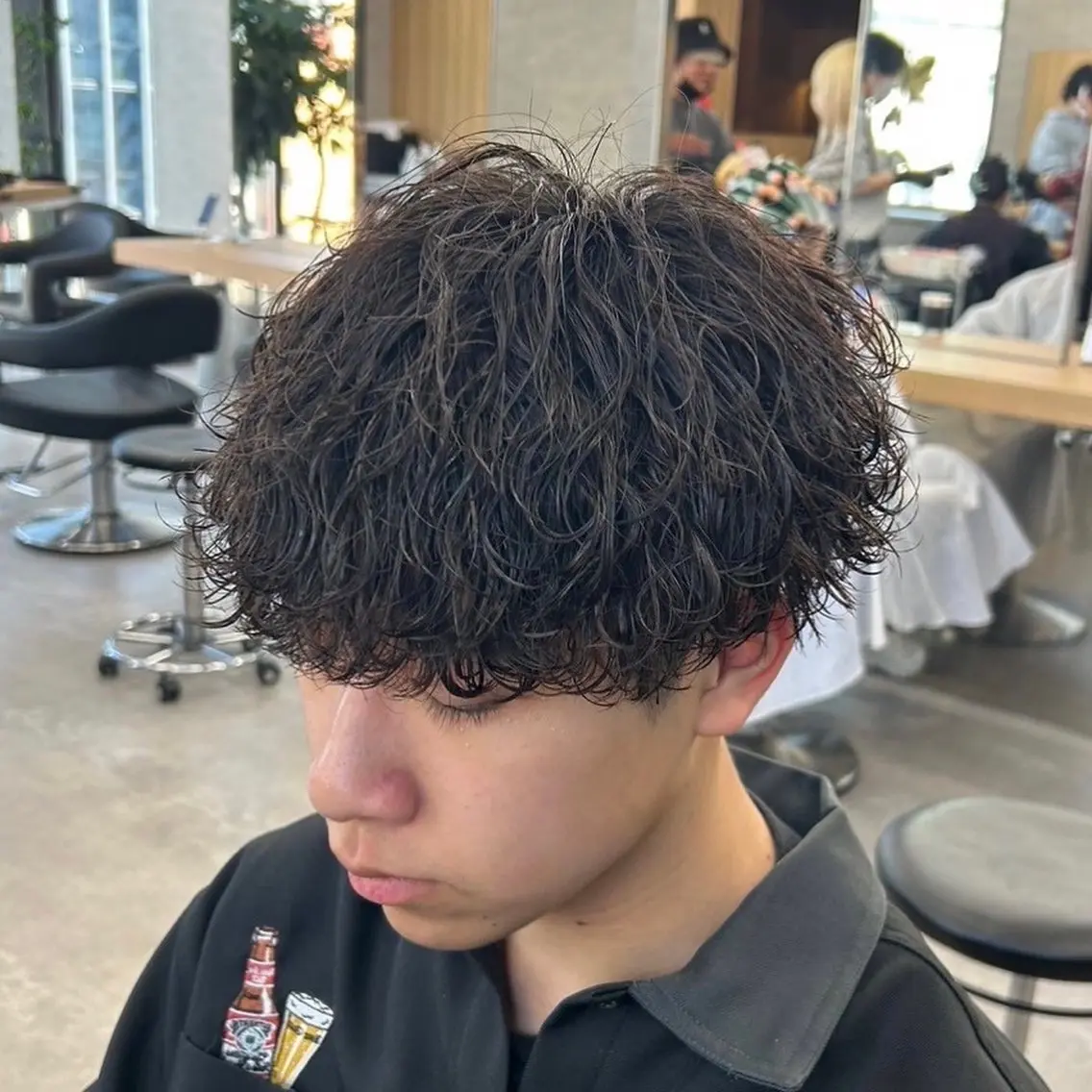メンズ メンズパーマ 波巻きパーマ 🔥パーマ特化🔥 優馬のヘアスタイル