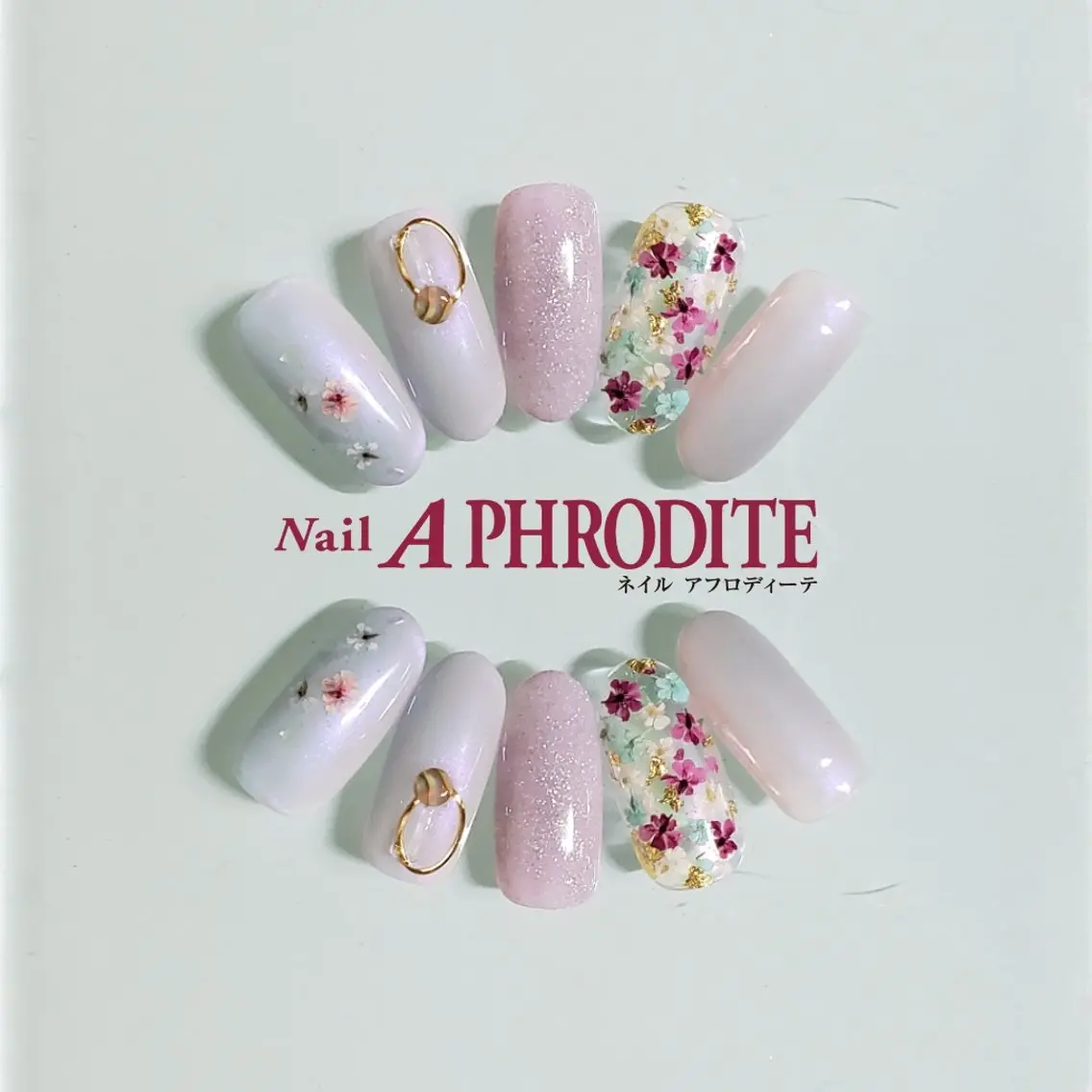 ネイル ジェルネイル ニュアンスネイル スカルプネイル ソフトジェル ネイルチップ ハンドネイル Nail Aphroditeのネイルデザイン