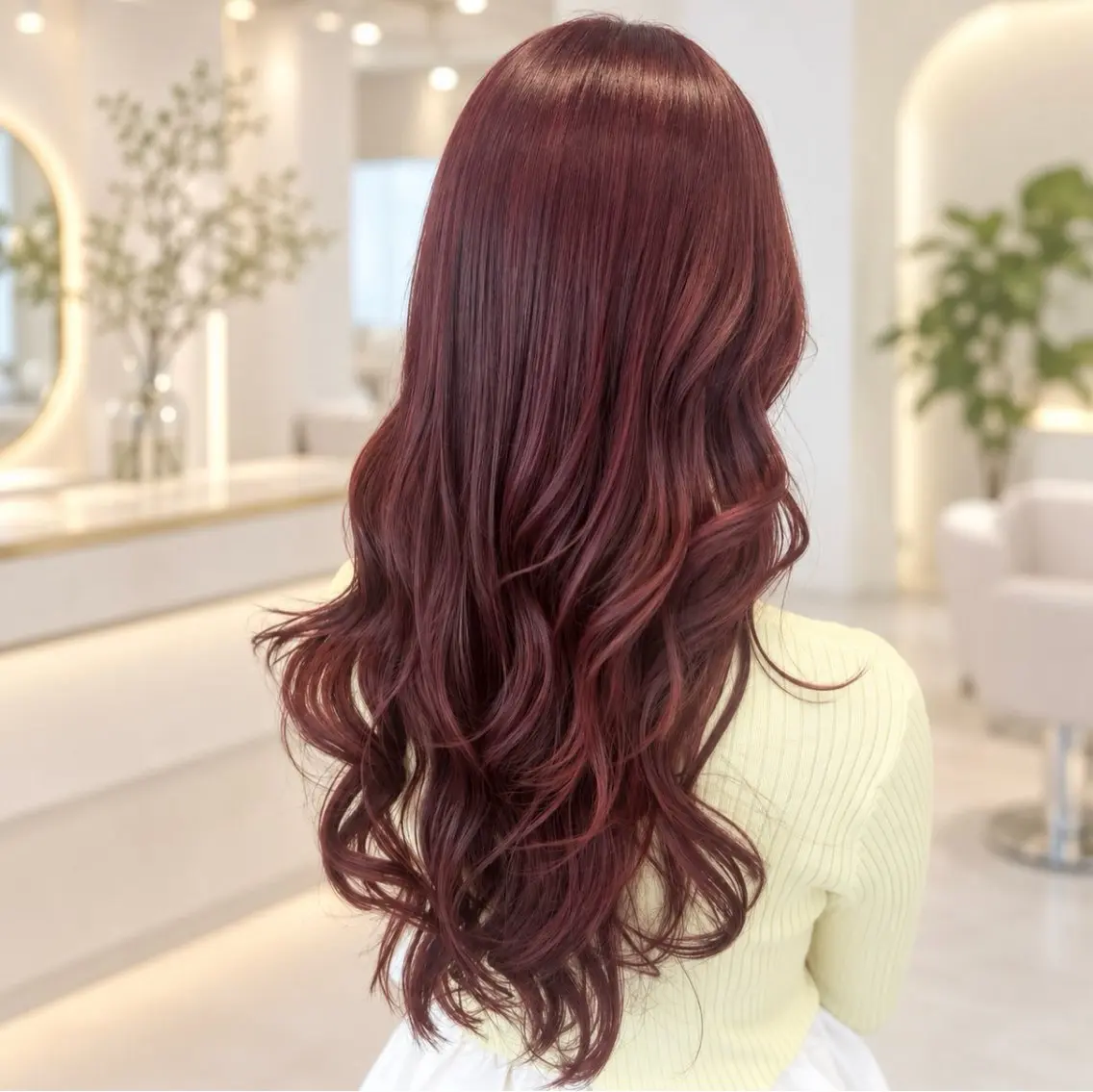 セミロング カット ヘアカラー トリートメント Emuest心斎橋 SAKIのヘアスタイル