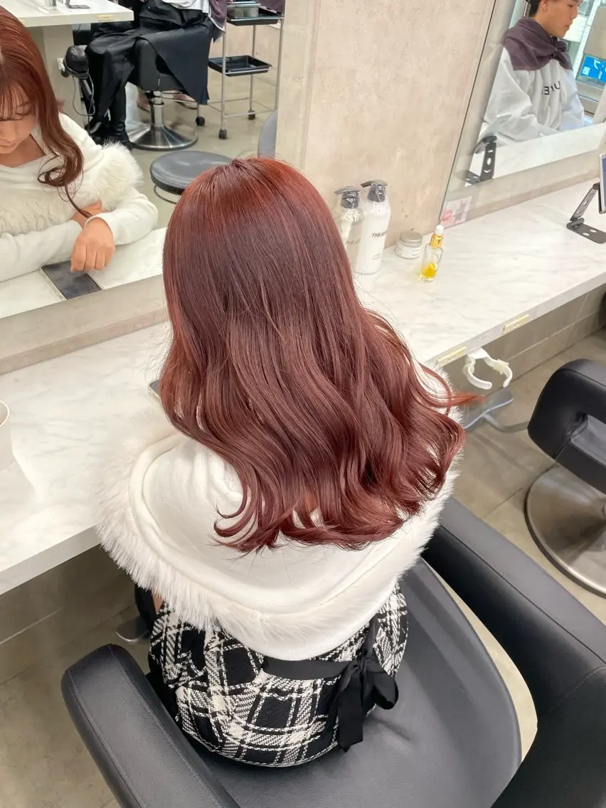 ロング カラー ヘアアレンジ 💗横浜美容室 💗HARUNAのヘアスタイル