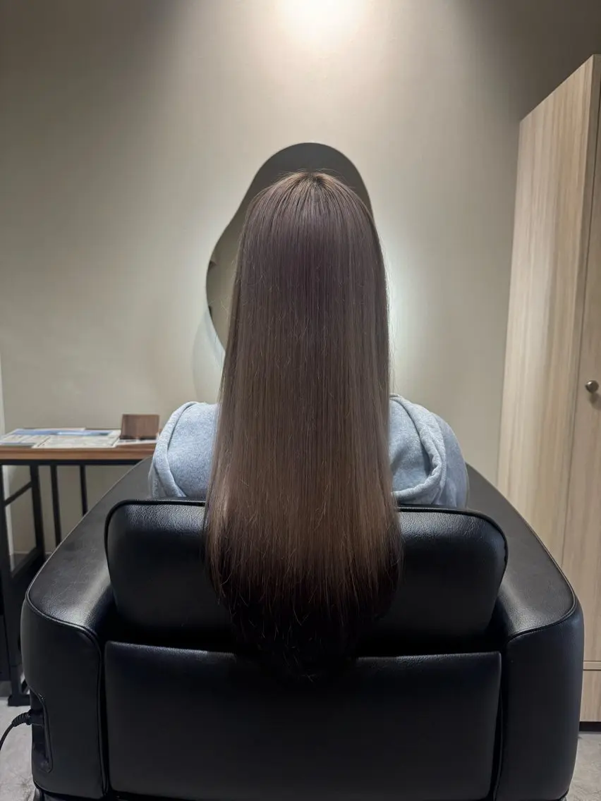 ロング カット トリートメント 博多美容室NAVY 橋本心縮毛矯正のヘアスタイル