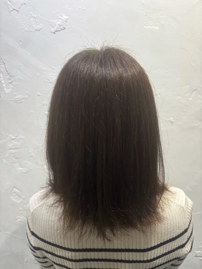 ミディアム ヘアカラー 井上 陸のヘアスタイル