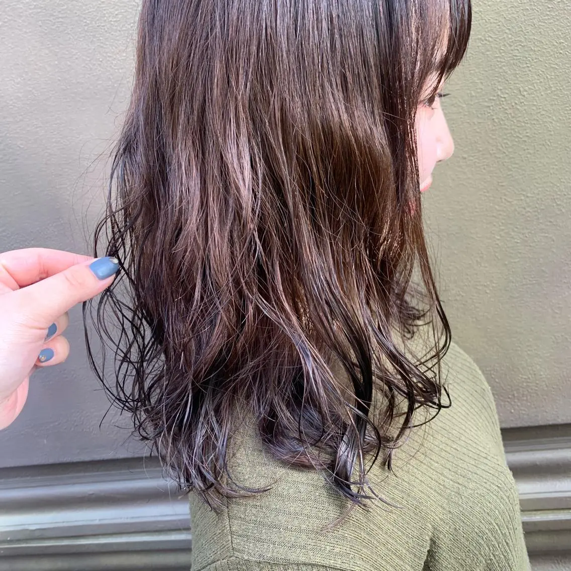 ロング パーマ ヘアアレンジ 堤 麻衣子のヘアスタイル