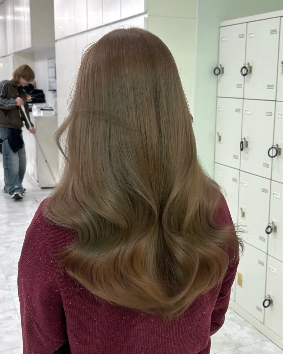 ロング カラー ヘアカラー 🍀透明感ブラウン sakura🍀のヘアスタイル