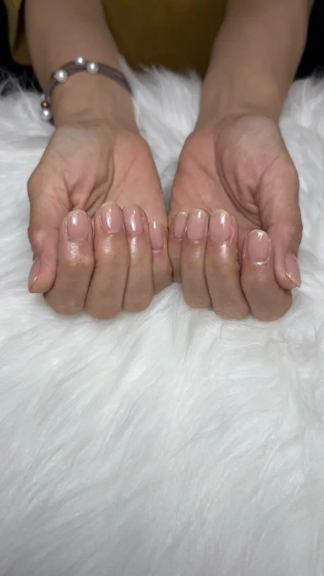 【オフあり】うる艶クリアネイルの写真