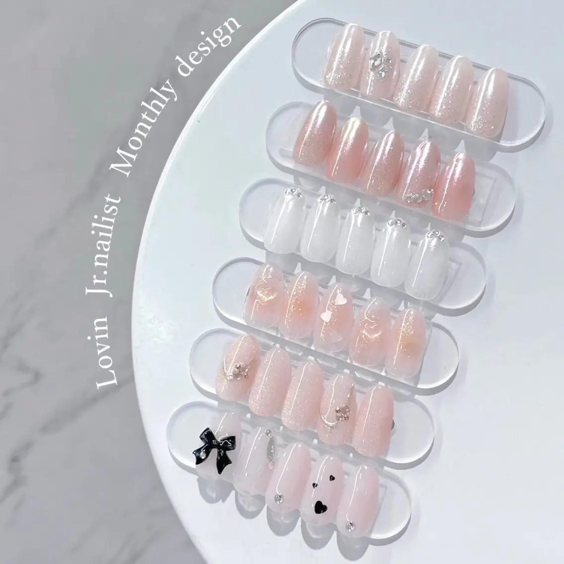 ネイル ジェルネイル オフィスネイル パラジェル シンプルネイル k-two nailのネイルデザイン