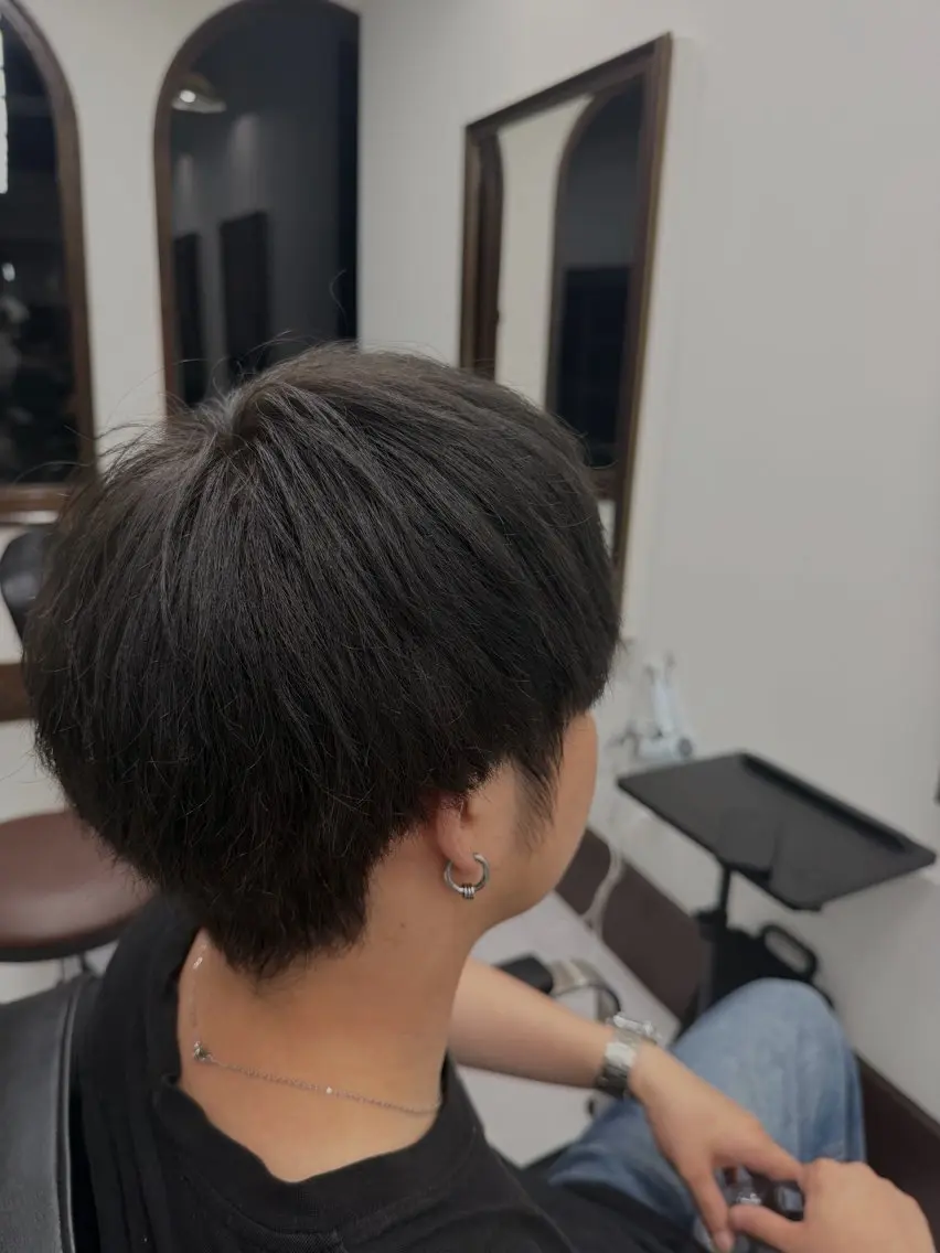 ショート ヘアカラー 福山/メンズ /モデル募集中/智大のヘアスタイル
